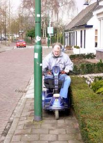 toegankelijkheid op trottoir